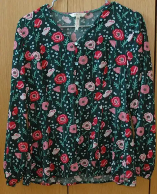EUC Matilda Jane Once Upon a Time yesteryear tunic top M floral