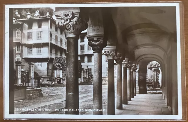 Rosazza-Portici Palazzo Municipale fp,vg 193.....
