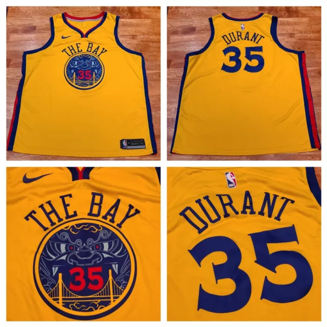 Nike Mens Golden State Warriors KD Kevin Durant Jersey 863022-496 Size S M  L XL
