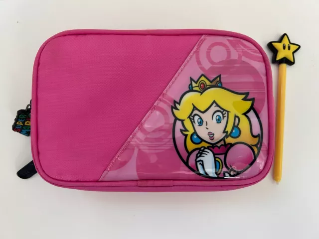 Official Nintendo DS Lite Super Princess Peach Case Pink RARE fits 3DS XL