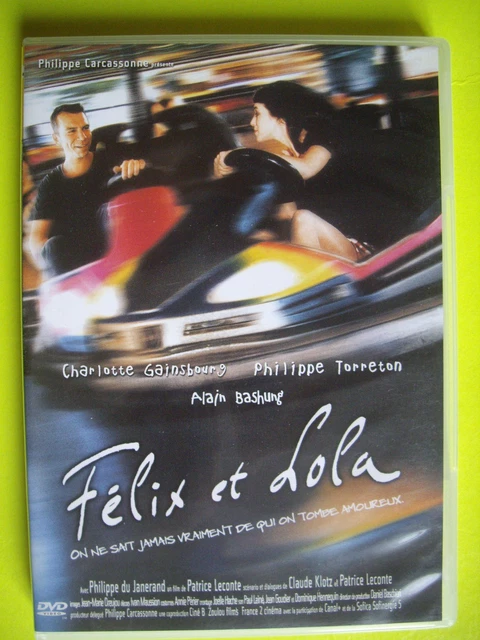 DVD    FELIX ET LOLA    un film avec CHARLOTTE GAINSBOURG , ALAIN BASHUNG etc...