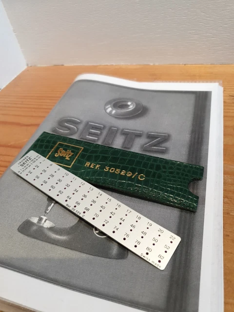 Rare Watchmakers Seitz Jewelled Pivot Gauge Ref 30529/C Rare Watchmakers Seitz Jewelled Pivot Gauge Ref 30529/C