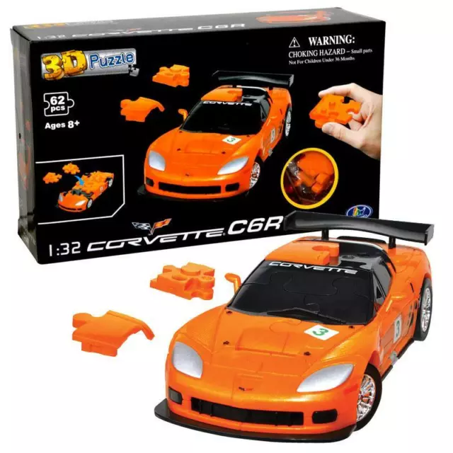 Acheter Puzzle 3D - Corvette C6R - Puzzles 3D - Eureka! 3D Puzzle 