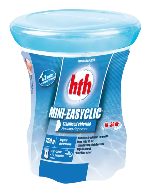 HTH Multi Functional Floating Chlorine Dispenser Mini Easyclic 750g (Fi-Clor)