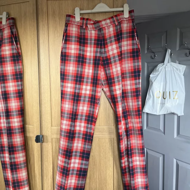 IJP 30” Red Check Golf Trouser