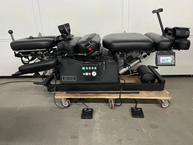 Hill Air Flex Air Powered Manual and Auto Flexion Chiropractic Table