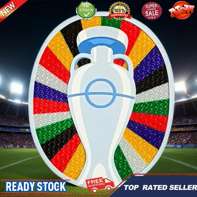UEFA EURO 2024 Logo Heat Transfer Decals LongLasting for Clothing DIY