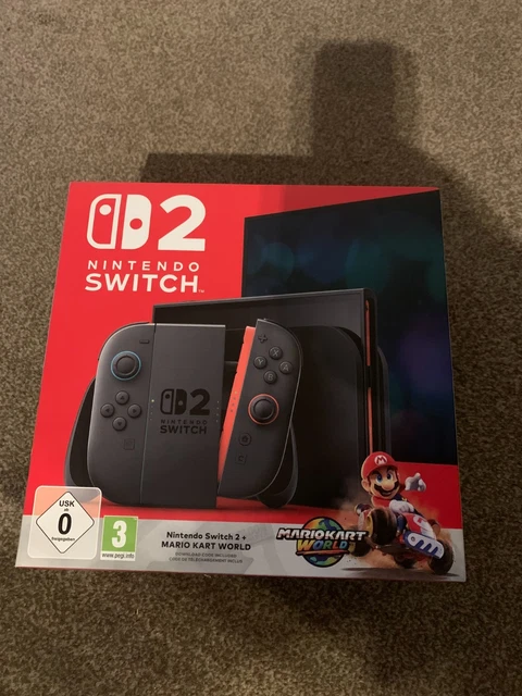 NINTENDO SWITCH 2 Console + Mario Kart World Bundle - UNUSED BRAND NEW ...