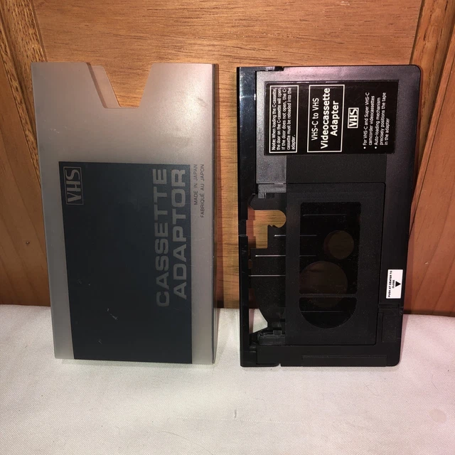 Vhs Adaptor Vhs C To Vhs Vcr Vhsc Vcr Video Cassette vrogue.co