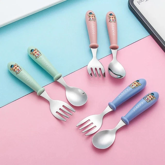 Spoon Toddler Dinnerware Baby Tableware Set Infant Food Feeding Baby Gadgets