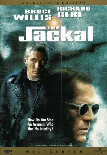 The Jackal (DVD, 1997) Collector's Edition Bruce Willis Richard Gere ~Very Good