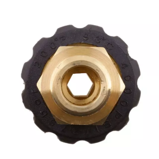 Brass Pressure Washer Fitting Male 3/8 to Female M22x1.5 Socket 14mm Hole