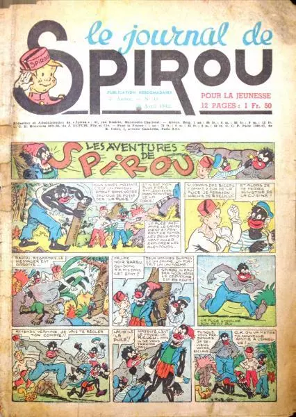 Spirou (journal) (1942) 18  (bon état)