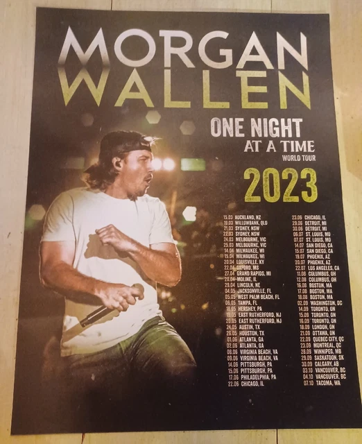 RARE WALLEN One Night At A Time Tour 2023 Poster 59.99 PicClick
