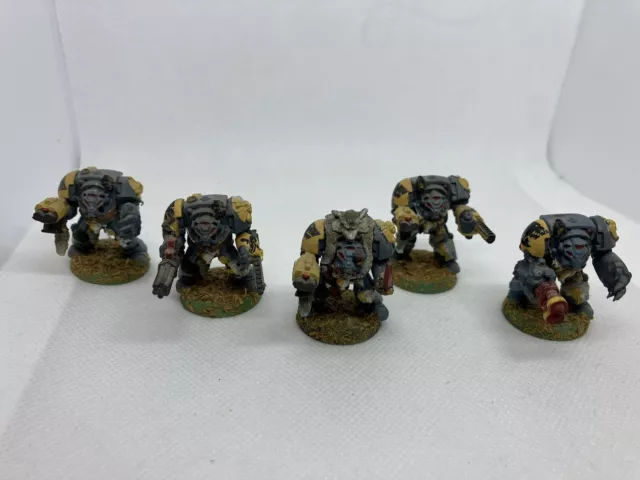 Warhammer 40k Space Wölfe Wolf Guard Terminatoren OOP Rouge Trader Era