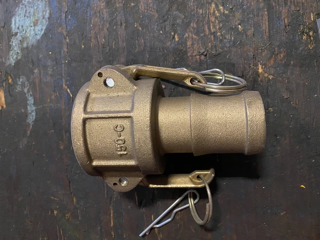 brass camlock C (coup x shank), 1.5in