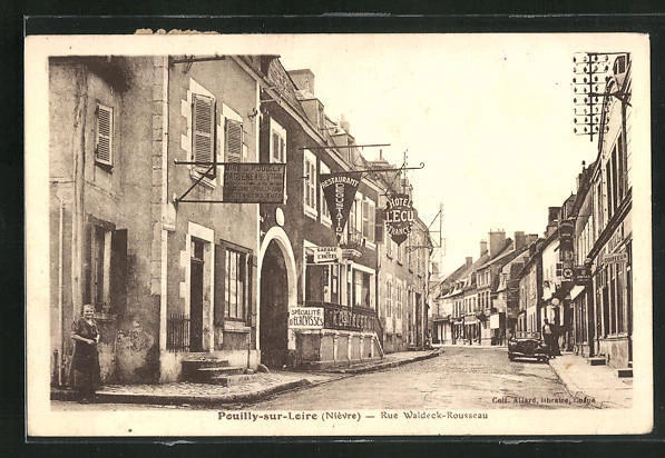 CPA Pouilly-sur-Loire, Rue Waldeck-Rousseau
