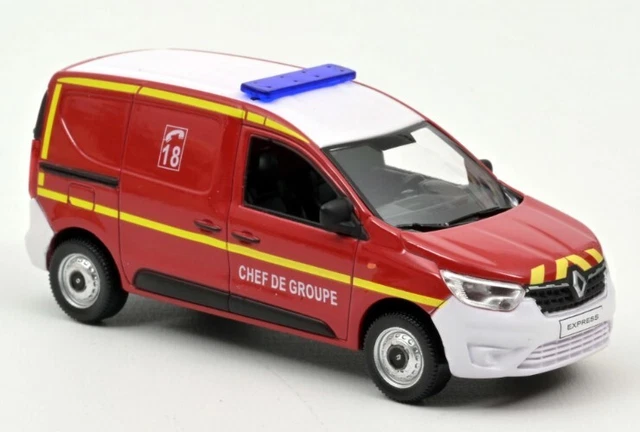 Miniature Norev Tekno Code 3 SB 1/43 - Renault FJ Fourgon Pompiers (Modifié)