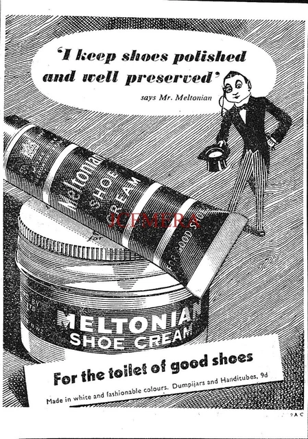 RARE VINTAGE MELTONIAN Weather Wax for boots footballs by Reckitt