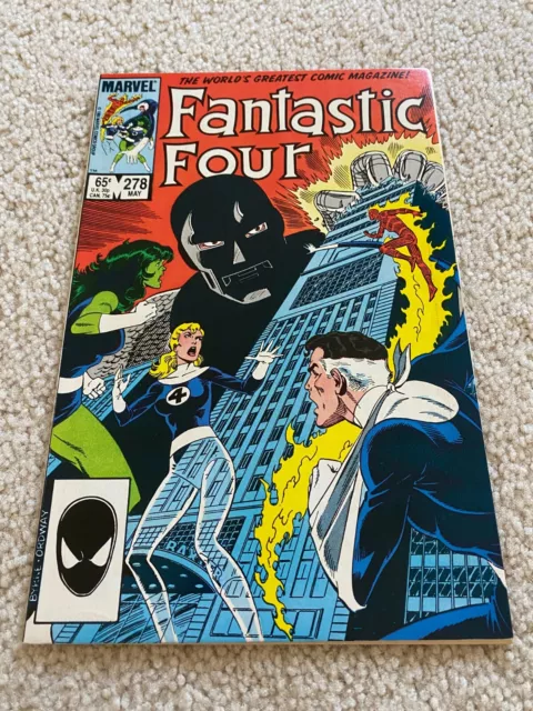 Fantastic Four  278  NM-  9.2  High Grade  Thing  Human Torch  Reed Richards