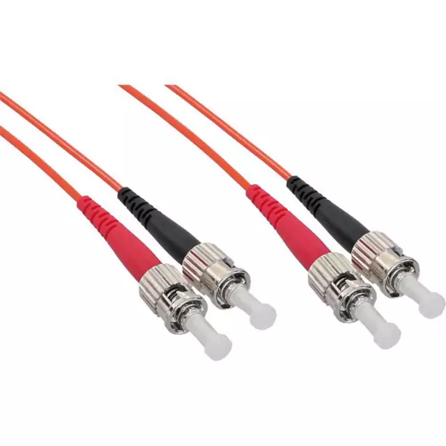 LWL Duplex Kabel, InLine, ST/ST 50/125µm, 15m