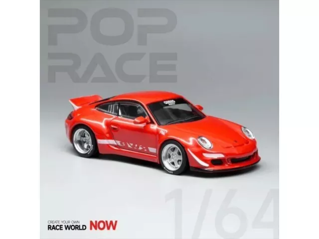 Pop Race 1/64 Porsche RWB 997 Red