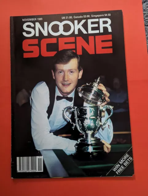 Snooker Scene Magazine November 1989
