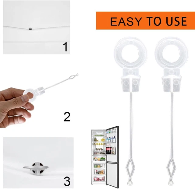 5 PCS FRIDGE Drain Hole Plunger, Universal Refrigeration Plastic ...