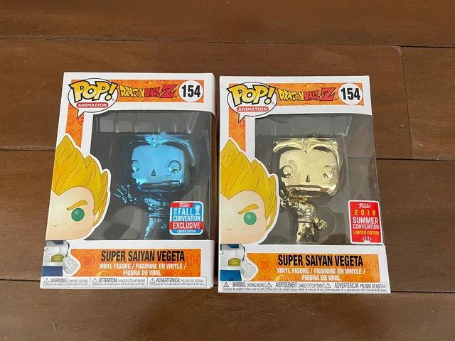 Funko Pop! Vinyle Super Saiyan Vegeta Bleu Chrome #154 – Exclusivité NYCC 2018 – Figurine De Collection Pour Fans De Dragon Ball