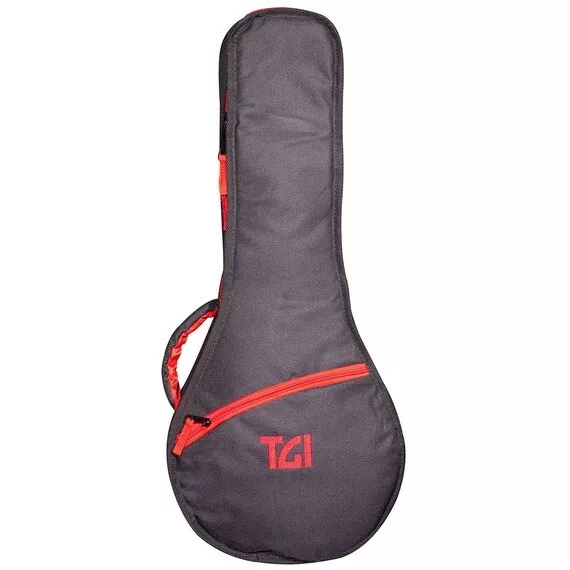 TGI Transit Nylon Padded Gigbag for Flatback Mandolin - Black
