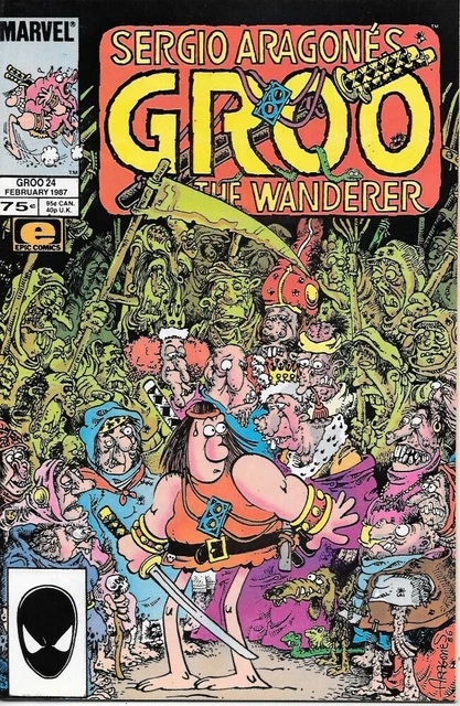 Groo the Wanderer Comic Book #24 Marvel Comics 1987 VERY HIGH GRADE UNREAD NEW