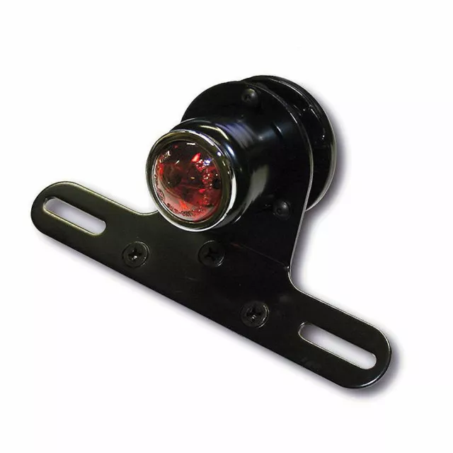 Harley Davidson LED Black Old School Retro Custom Style Rear Stop & Tail Light