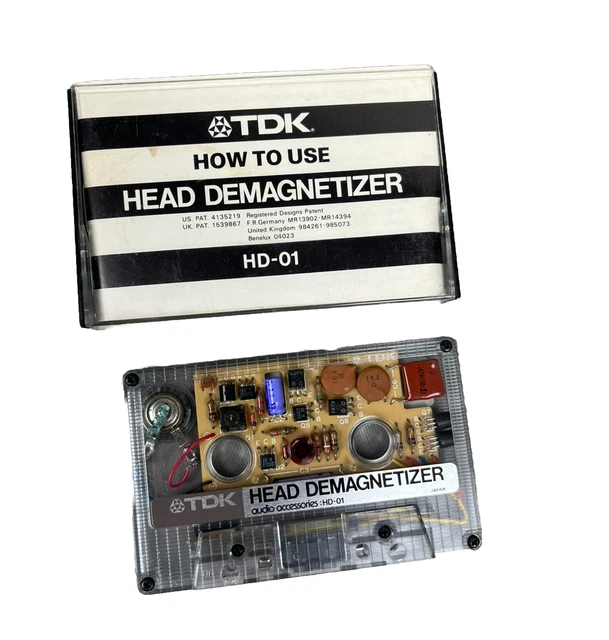 VINTAGE TDK HD01 Head Cassette Tape Deck Rare Made In