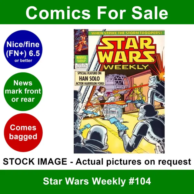 Star Wars Weekly #104 comic - Nice FN+ 20 Feb 1980 - Marvel UK