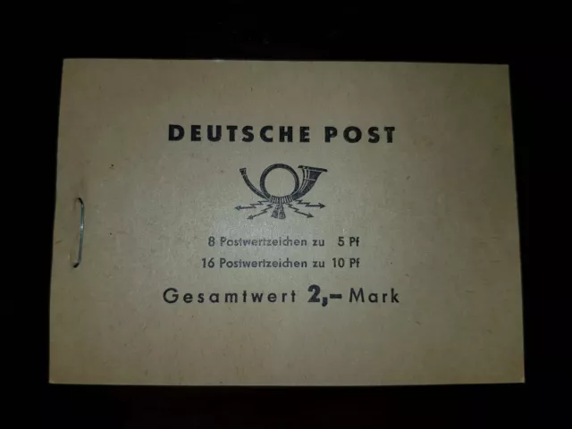 DDR - Deutsche Post - Markenheftchen Nr. 4 c 1 mit Mi.Nr. 845/846 - postfrisch