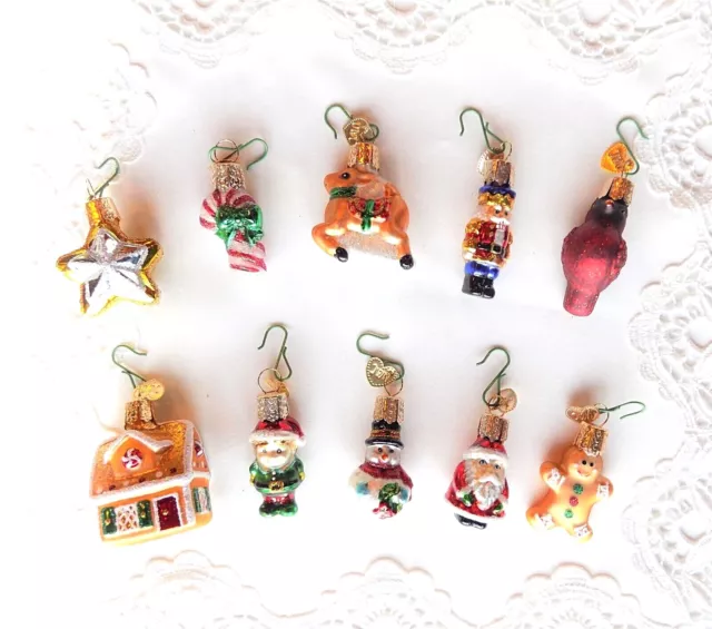 Old World Christmas Gumdrop Mini Christmas Ornaments ~~ Individually Sold