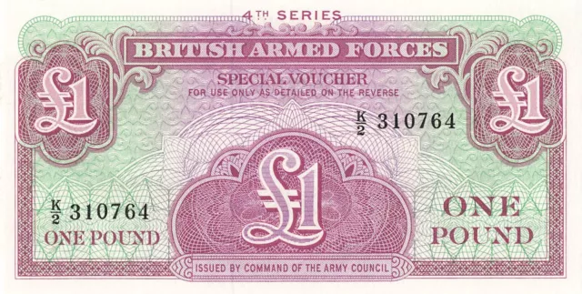 Great Britain BAF 1 Pound 4th Series UNC