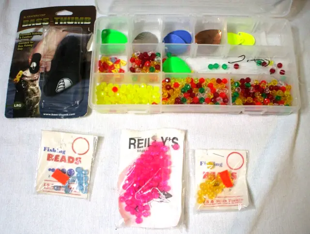 Bass Walleye Rig DIY Making Fishing Kit Spinner Blades Beads Crawler Harness