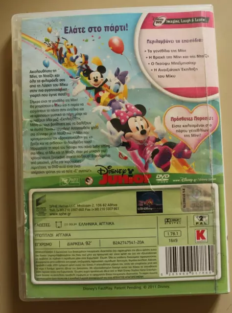 MICKEY MOUSE CLUBHOUSE: I Heart Minnie DVD PAL FORMAT REGION 2 $8.50 ...