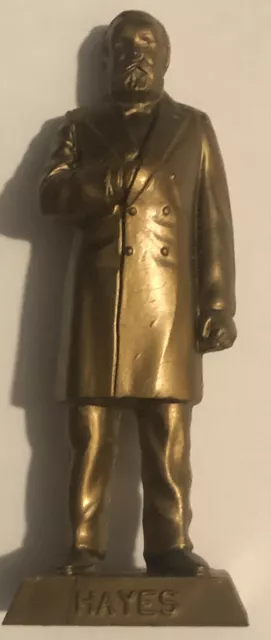 Vintage Marx Toys Presidents Rutherford B Hayes Gold Colored
