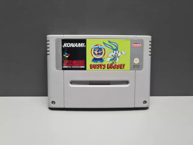 Tiny Toon Buster Busts Loose - Super Nintendo Snes Pal Noe Modul Cartridge Spiel