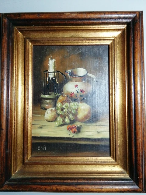 olio su cartoncino telato