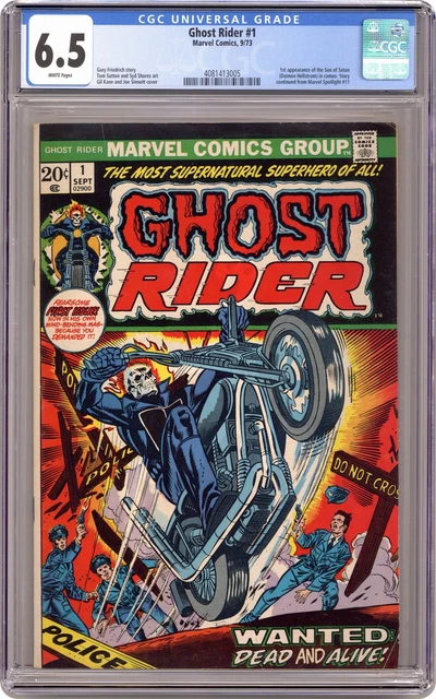 Ghost Rider #1 CGC 6.5 1973 4081413005 1st app. Daimon Hellstrom (Son of Satan)