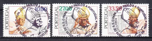 Portugal 1982 - MiNr 1565-1567 - Besuch von Papst Johannes Paul II