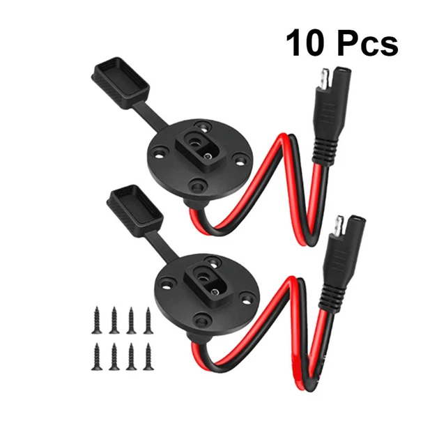 Connecteur Pour Moyeu Dynamo Avec Cosse Indicateur De Polarité - Compatible Shimano, En Plastique, Neuf