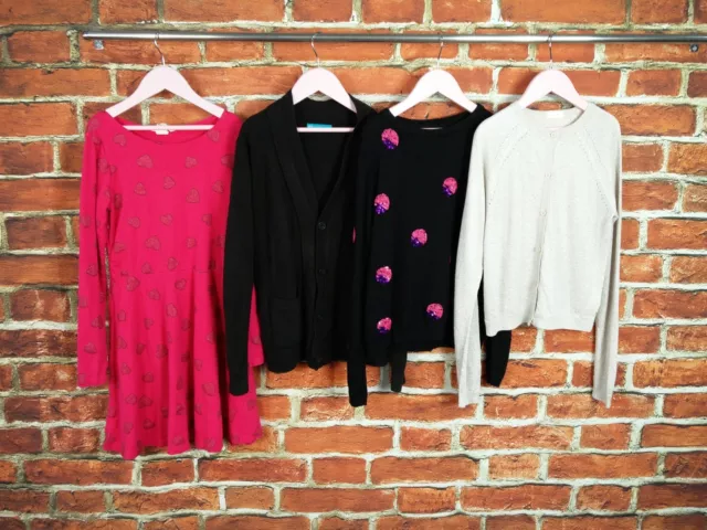 Girls Bundle Age 9-10 Years H&M M&S Next Dress Cardigan Sweater Pullover 140Cm