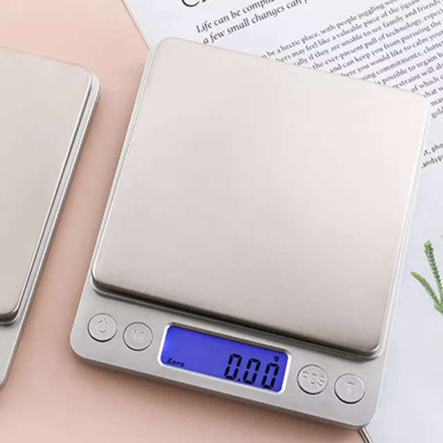 Electronic Kitchen Scales Digital 0.1g 3kg Pocket LCD Weighing Food Jewellery