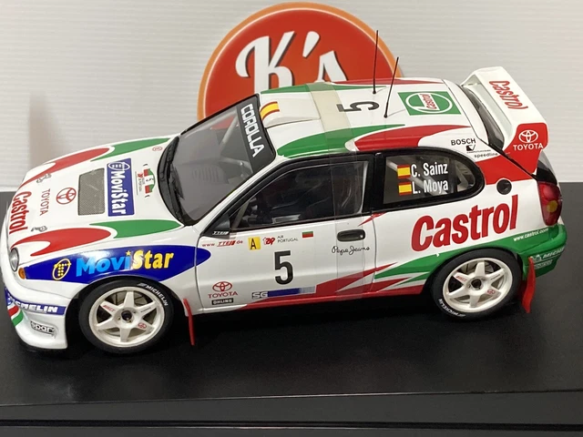 DECALS 1/18 REF 0166 Toyota Corolla Wrc Madeira Rallye Catalogne 1998