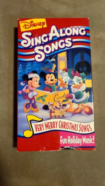 DISNEYS SING ALONG Songs - Very Merry Christmas Songs (VHS, 1997) £0.96 ...