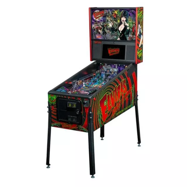 Elvira House of Horrors Premium Pinball Machine - New in the Box